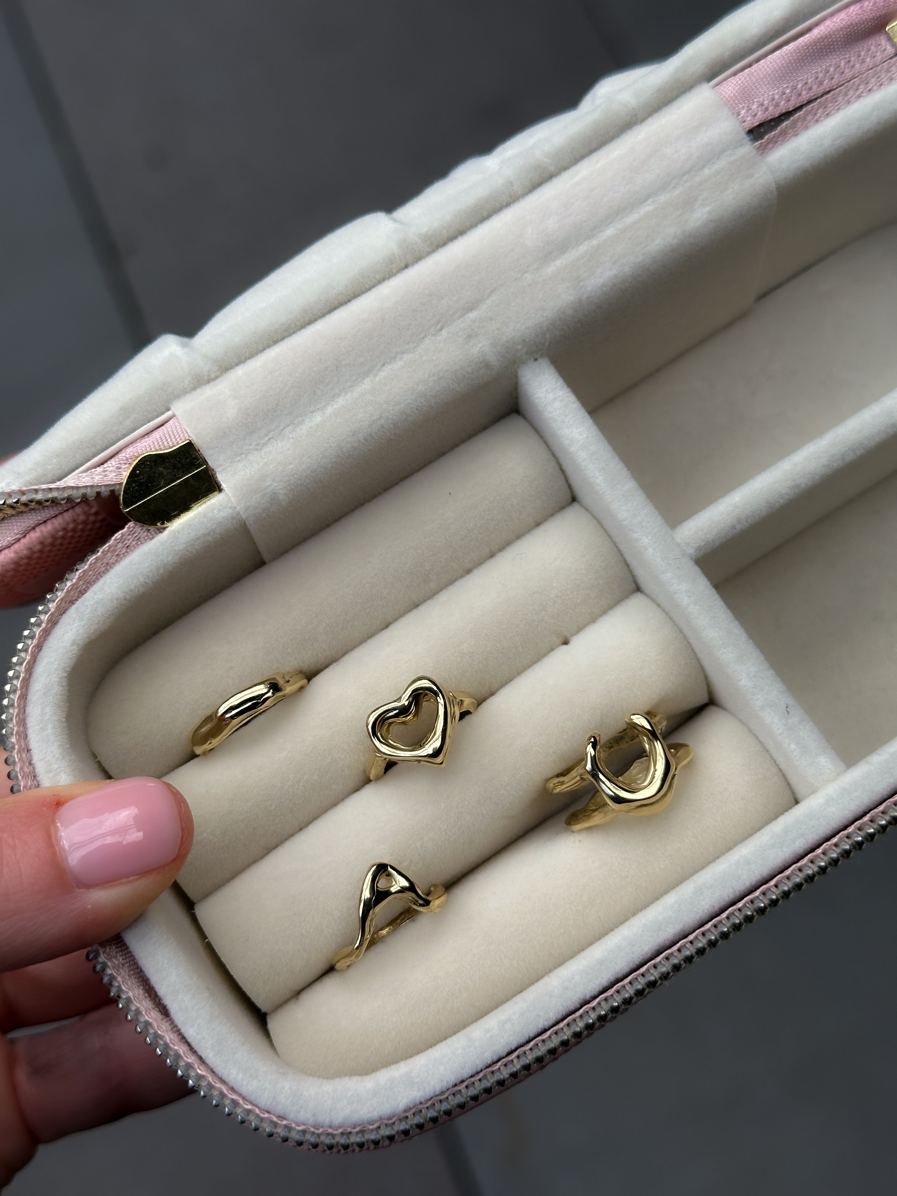 The Heart Space Pinky Ring