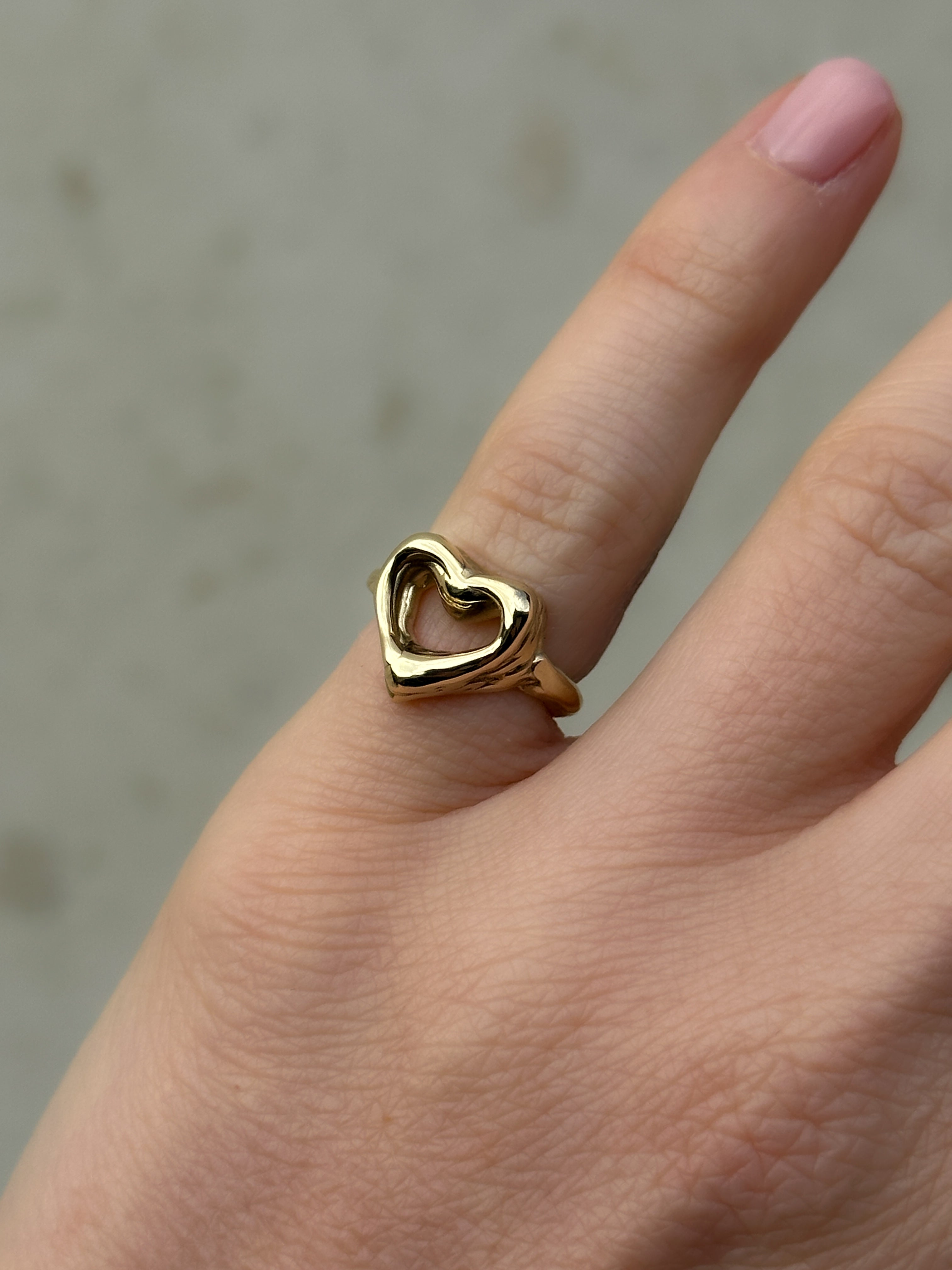 The Heart Space Pinky Ring