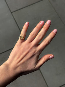 The Heart Space Pinky Ring